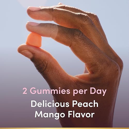 Miniatura 6 de Natures Bounty Hair Growth Gummies for Supporting Thicker, Fuller Hair with Biotin, Silicon & Arginine, Peach Mango Flavor  Gluten Free, Contains No