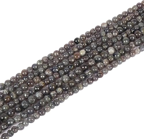 Miniatura 41 de GEMHUB Cuentas redondas sueltas de piedras preciosas naturales de 0.315 pulgadas para la fabricación de joyas, cuentas curativas de cristal para Ojo