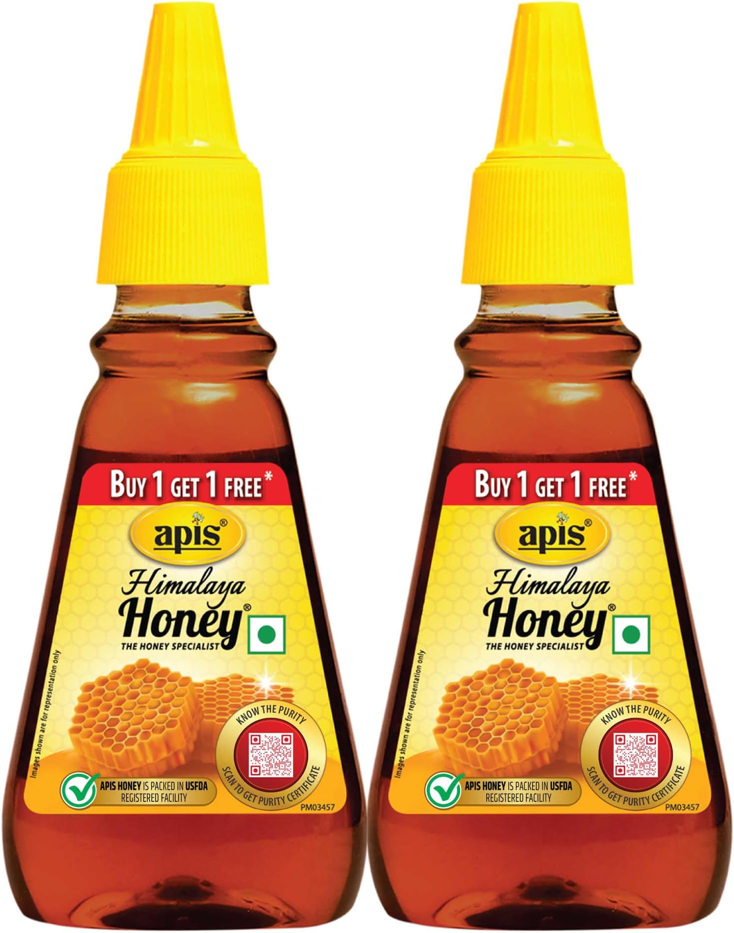 Himalaya Honey, 225g (Buy 1 Get 1 Free)|Pure| No Added Sugar or Adulteration