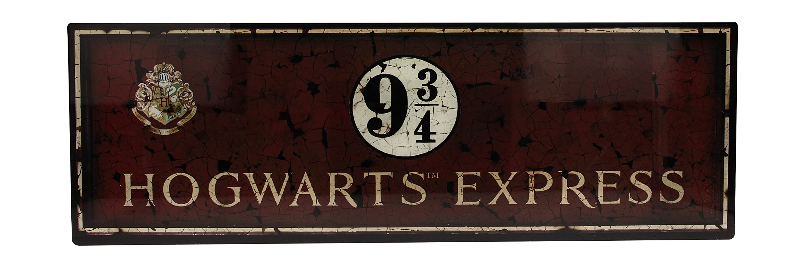 sd toys Poster Crystal Hogwarts Express Glass Poster 60X20 Harry Potter Official Merchandise