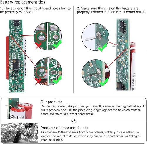 Miniatura 4 de Repuesto de batería de cepillo de dientes eléctrico recargable de 800 mAh 2.4 V, compatible con Philips HX6210 HX6220 HX6230 HX6240 HX6250 HX681701