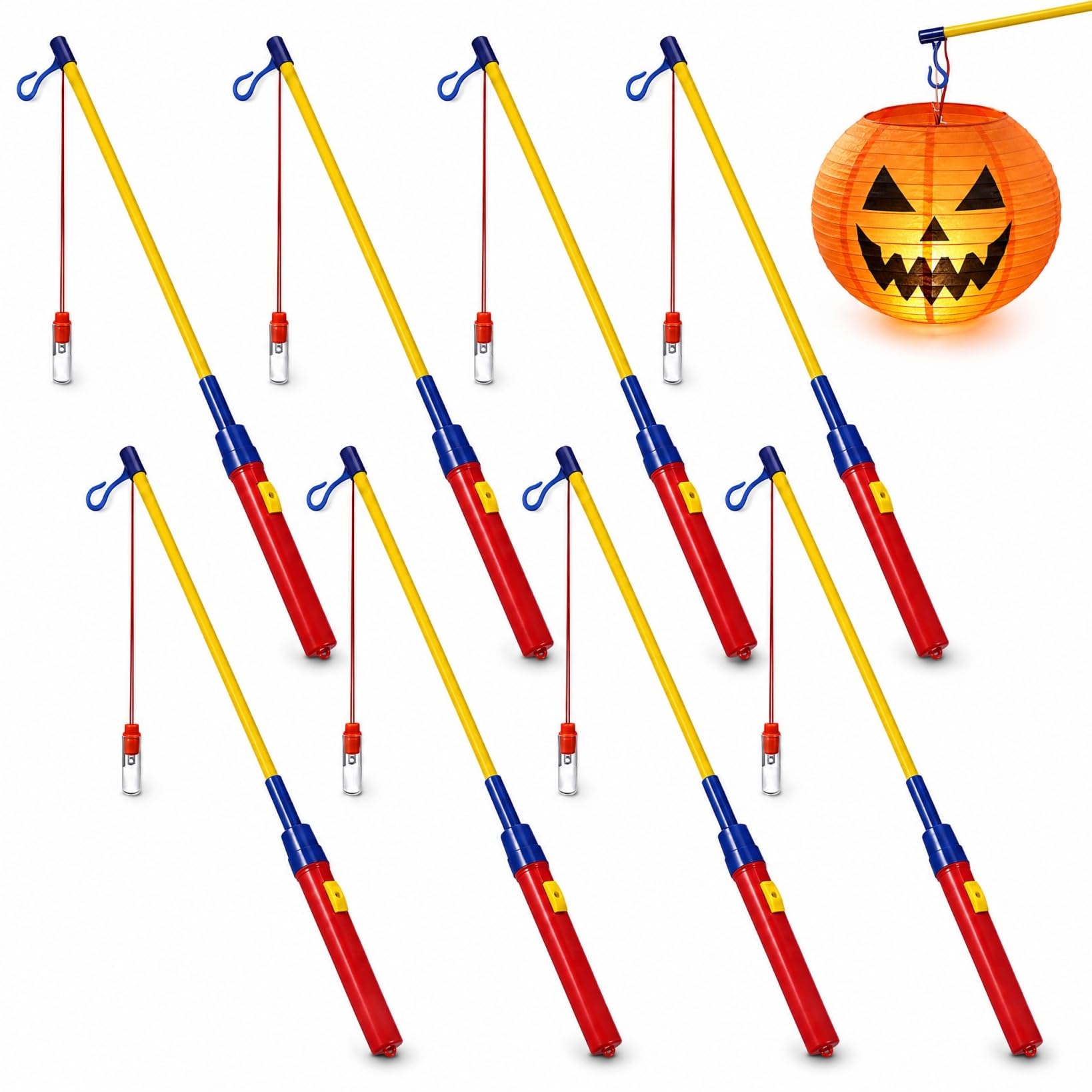 Photo 1 of DOITOOL 8 Pack LED Lantern Holder Sticks