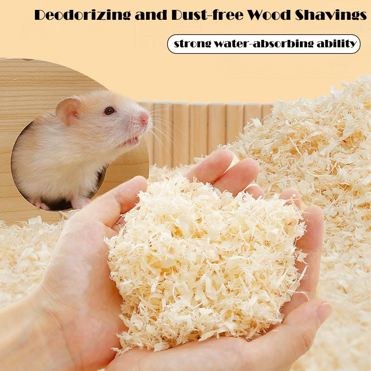 ZYYRSS 1000g Hamster Bedding, Sawdust, Wood Shavings - Image 2