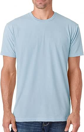 Next Level Apparel Premium Fitted Sueded Crew (6410) Light Blue, XL ...