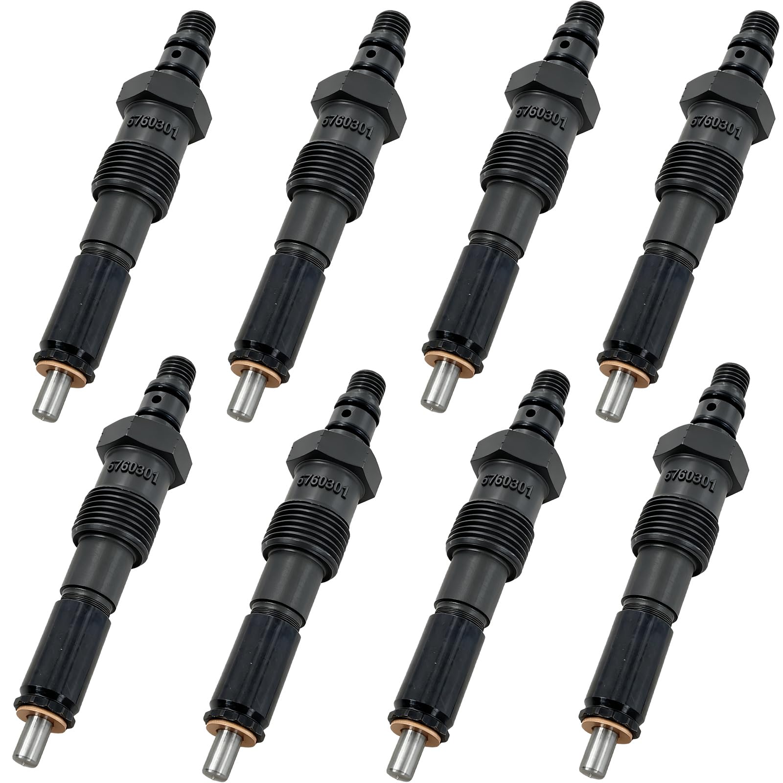 Photo 1 of 6760301 8 PCS Fuel Injector Nozzle Compatible with 1983-1994 Ford F250/F350