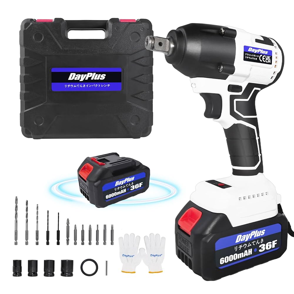 あきら専用　　　インパクトレンチ180N.mまで確認済み　バッテリー・ケース付き Amazon | マキタ(Makita) 40Vmax充電式インパクトレンチ