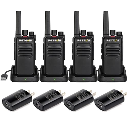 Retevis RT68 Walkie Talkies for Adults, FRS 4 Pack