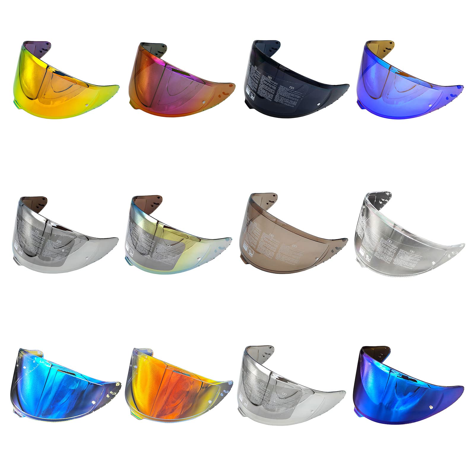 Compatible For X15-Z8 RF1400 NXR2 CWR-F2 Sun-Visor Face Shield Street Motorcycle-Helmet Wind Sunscreen Lens Anti-Scratch Welding Helmet Lenses Shield Sunscreen Windshield Motorcycles Cover Outer Tint