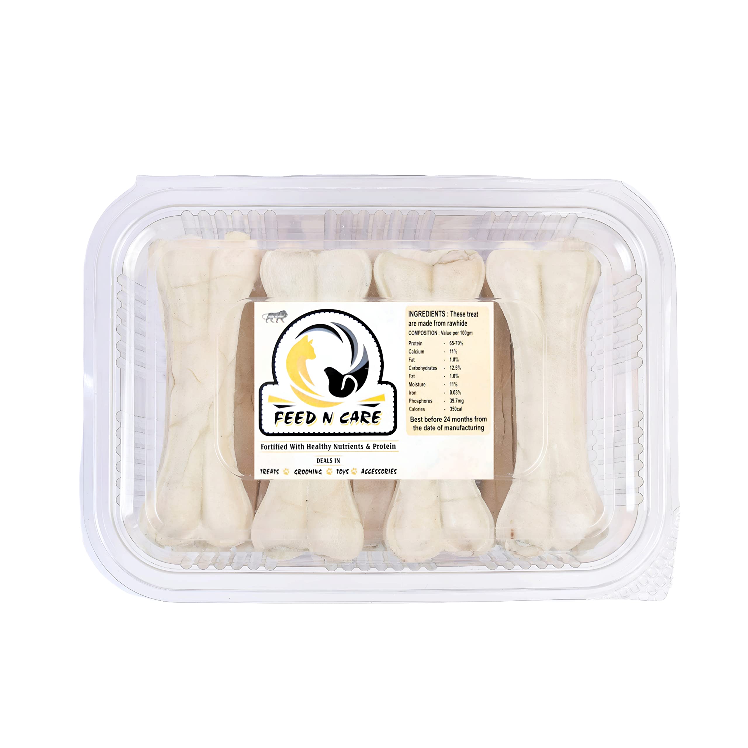 Feed N Care Rawhide Chicken Flavour Dog chew 4 Inch Bone for Small Dogs and Puppies Suitable for All Breeds Pack of 1KG (B0CGB1MSXW) Amazon Price History, Amazon Price Tracker
