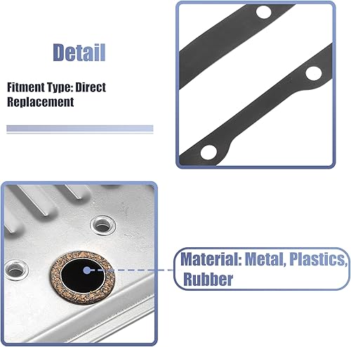 Miniatura 4 de X AUTOHAUX 1 juego de juntas de cárter de aceite de filtro de transmisión para Dodge para Ram 1500 2002-2006