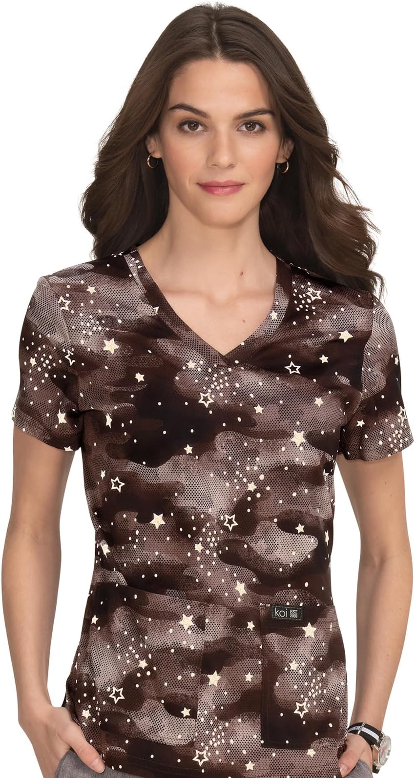 KOI Basics 384PR Women's Leslie Top