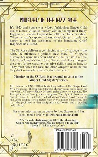 Murder on the SS Rosa: a cozy historical mystery - a novella (A Ginger Gold Mystery)