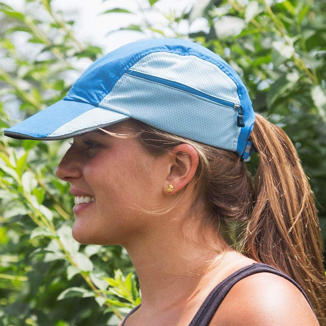 Gone For a Run Ultra Pocket Hat | Moisture Wicking and Reflective Run Hat | Multiple Colors