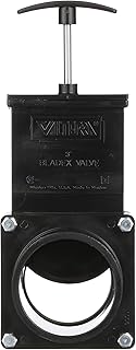 Valterra ABS Gate Valve for RV, Camper, and More - 3-Inch Hub x Spigot Connection