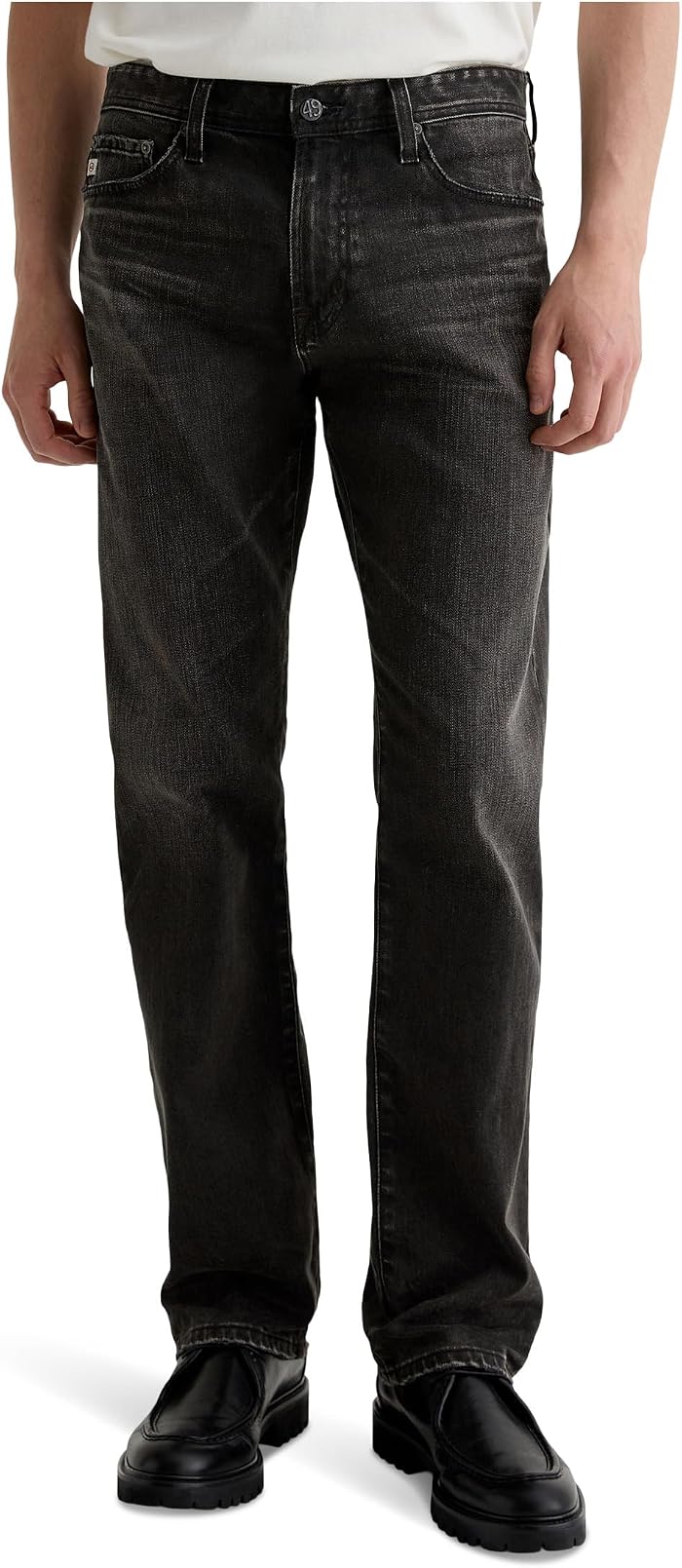 Мужские джинсы AG Protege Classic Straight Jeans In 10 Years Cassil, цвет: Оловянный — фото 1