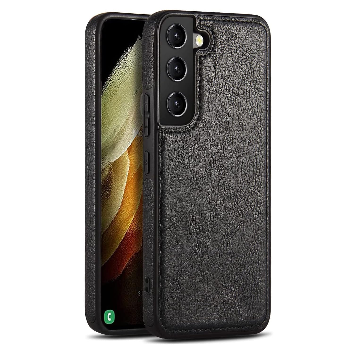 V-TAN Soft Leather case Back Cover Compatible with Samsung S23 (Black) (B0D4MFD9FY) Amazon Price History, Amazon Price Tracker