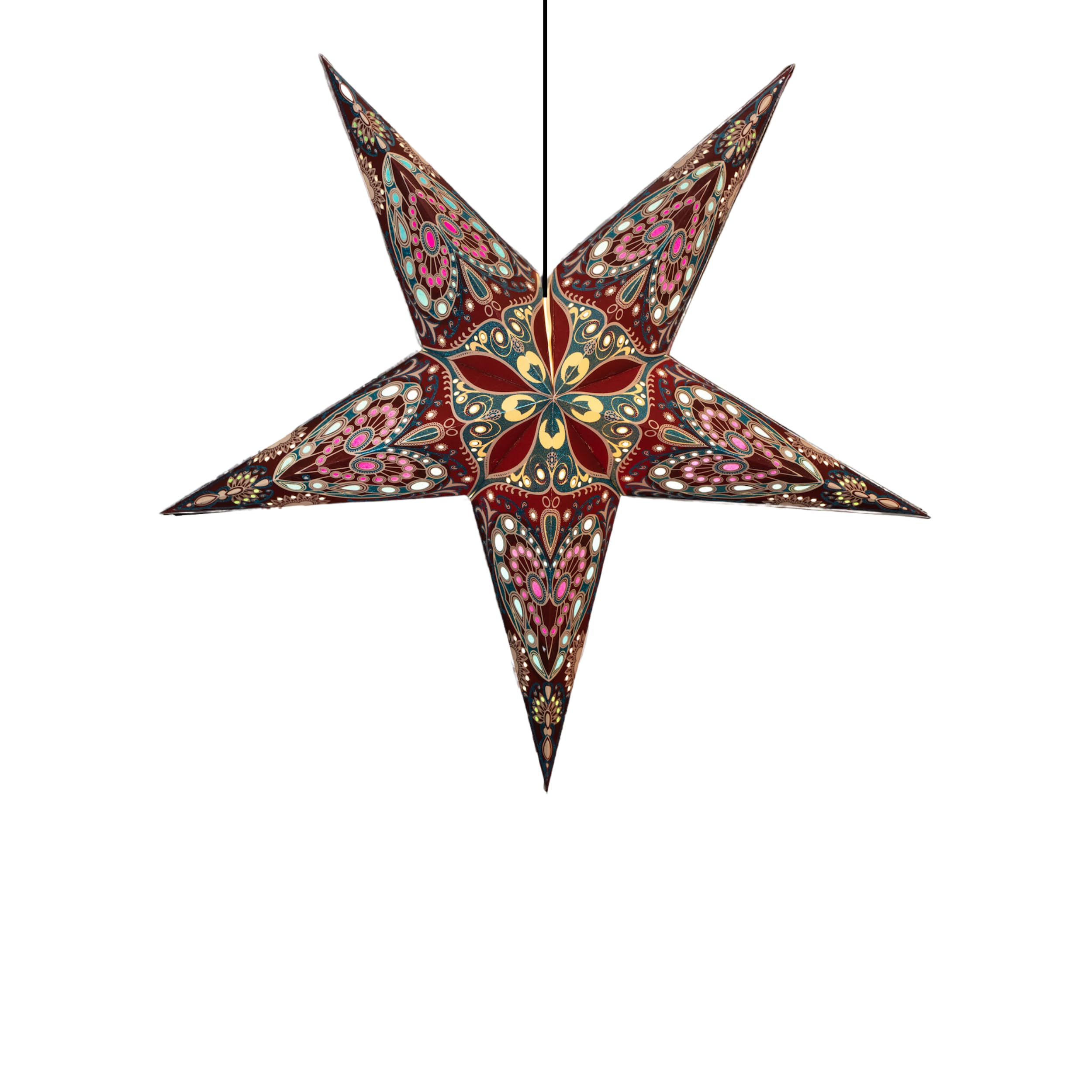 Om Paper Star Lantern - Love