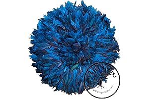 African Juju Hat: A Majestic Feather Wall Decor for a Modern Touch