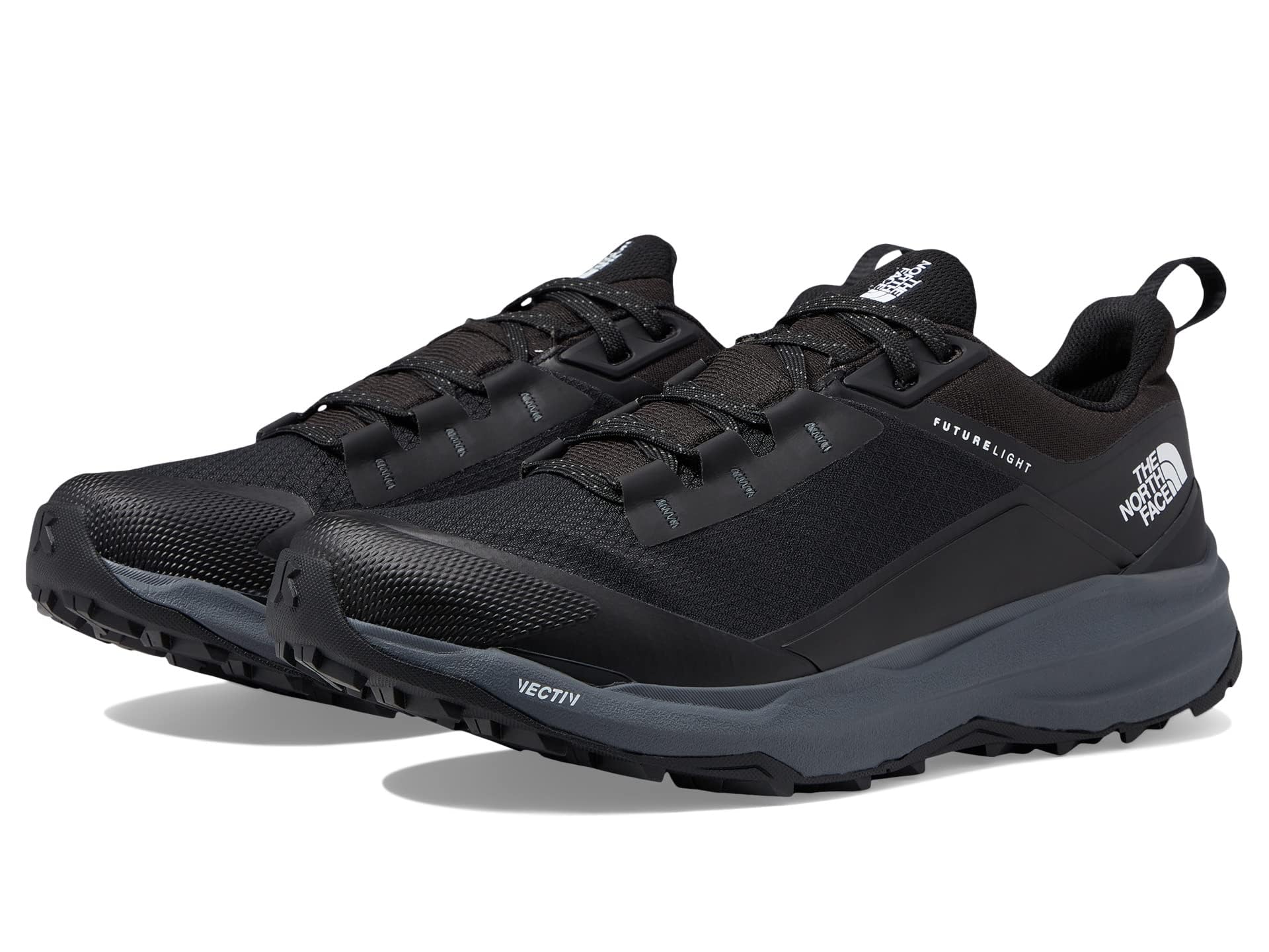 THE NORTH FACE Vectiv Exploris Track and Field Shoe TNF Black/Vanadis Grey 9