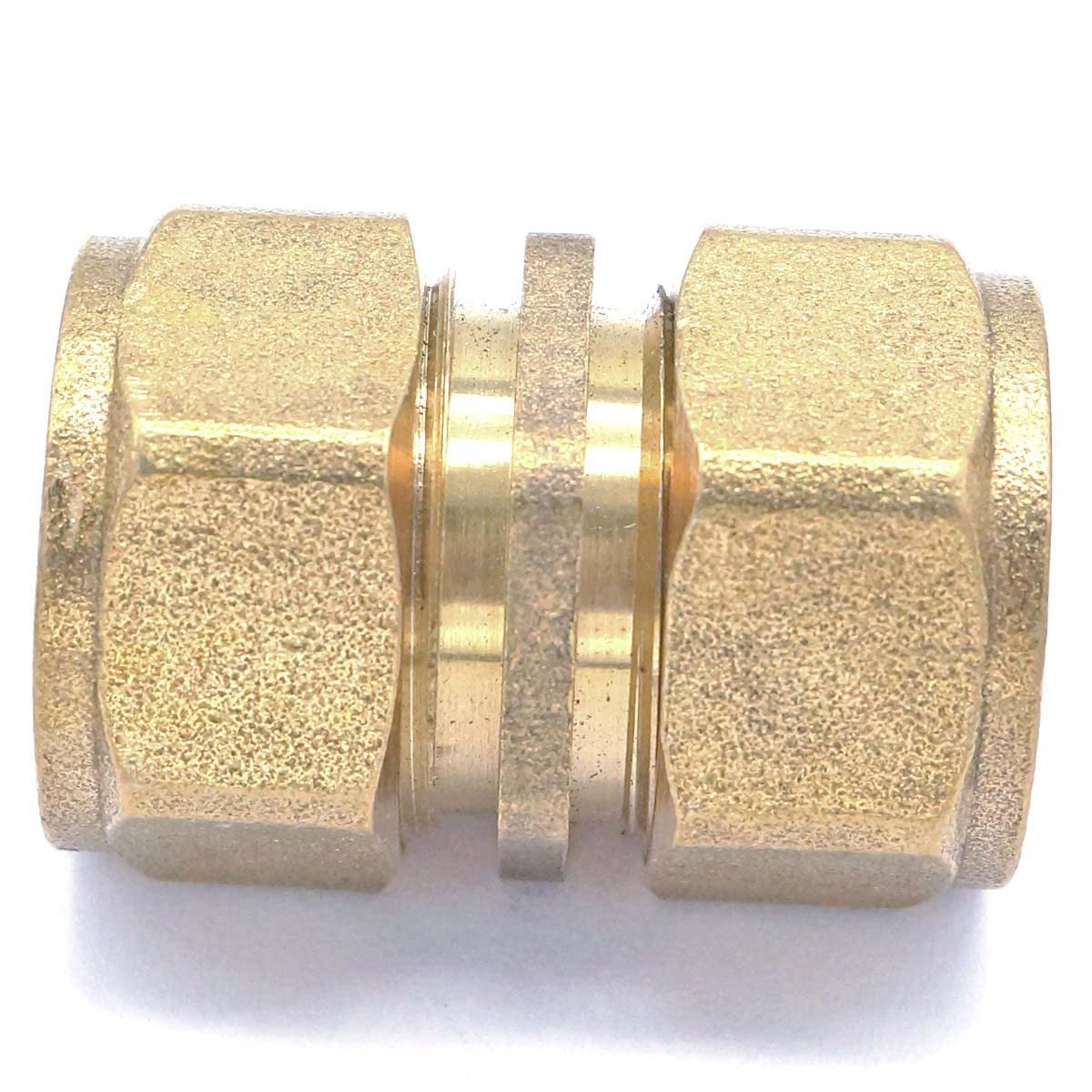 Accesorio de tubería compresión latón recto PEX-AL-PEX 26 x 32 mm diámetro interior exterior for calefacción por suelo radiante PAJPXPCD