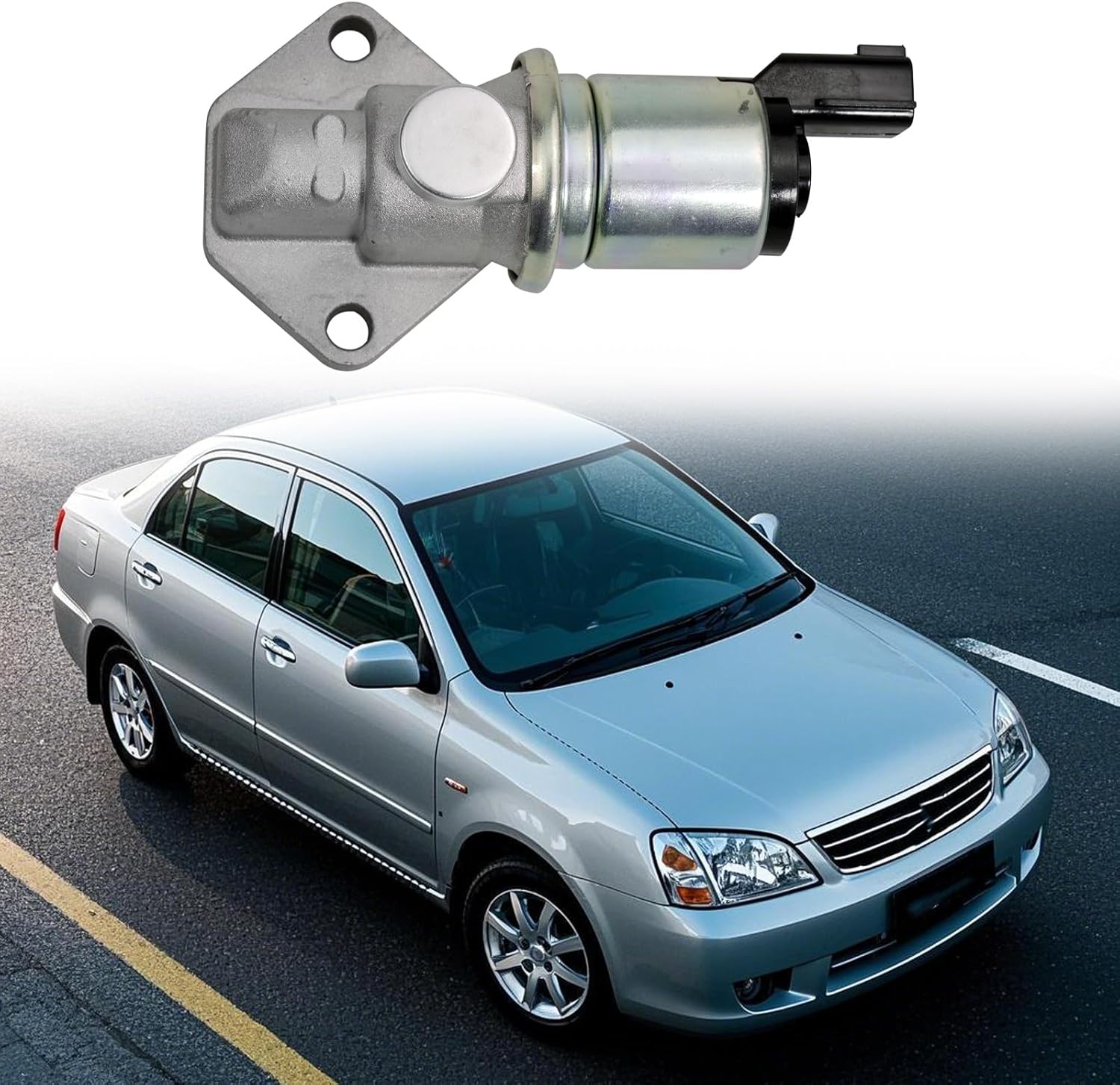 Fuel Injection Idle Air Control Valve Compatible with Suzuki Aerio 2002-2003 for Esteem 1999-2002 for Sidekick 1996-1998 1.8L 2.0L for Auxiliary Air Valve Replacement for 18137-77E00 18134-77E00