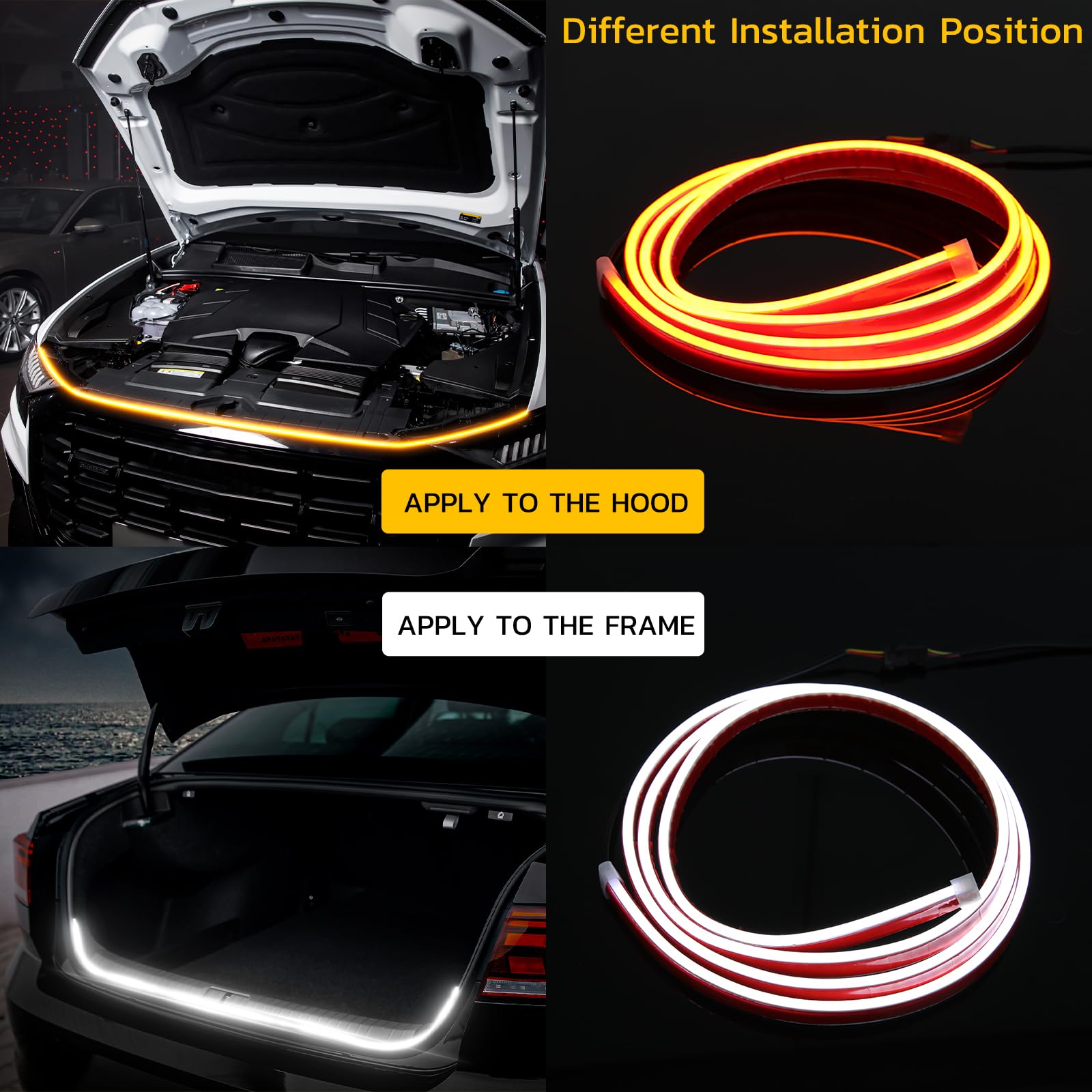 Striscia LED Auto DREAMIZER 180cm - Luci Diurne Con Effetto Scansione - Foto 3