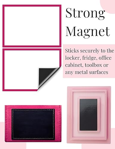 Vista 19 de Espejo magnético para casillero escolar, kit de 5 accesorios de casillero con espejo magnético, tablero de borrado en seco, soporte para bolígrafo