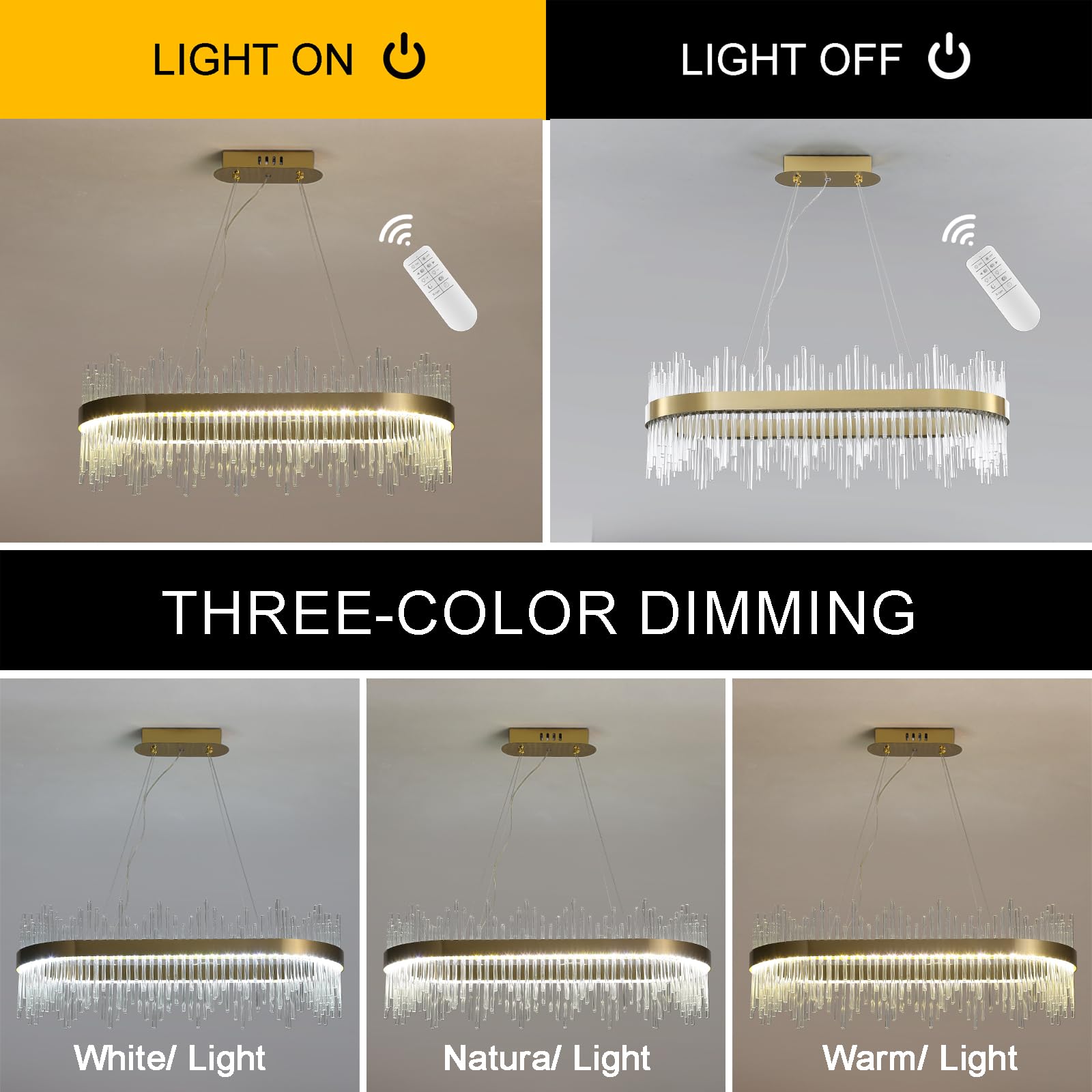 LáMpara De ArañA De Cristal Moderna, LáMpara Colgante Led Dorada, LáMpara De Techo Semiempotrada Para Cocina, Sala De Estar, Dormitorio, Pasillo, Escalera, 80 CM