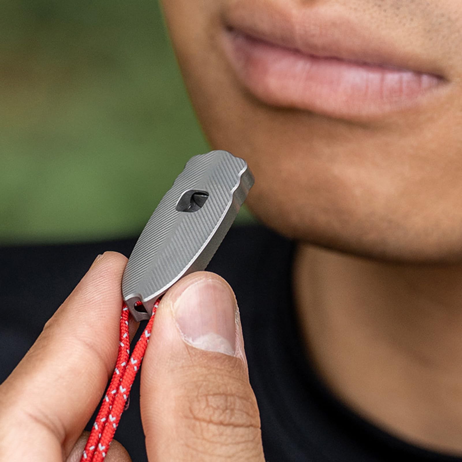 Benutzer definiertes Logo Doppel röhren Outdoor Camping Zubehör Notfall Überlebe