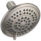 Faucet 5-Setting Raincan Shower Head&comma; Brushed Nickel Rain Shower Head&comma; Round Shower Head&comma; Delta High Pressure Shower Head&comma; Water Saver Shower Head 1&period;75 GPM&comma; Stainless RP78575SS