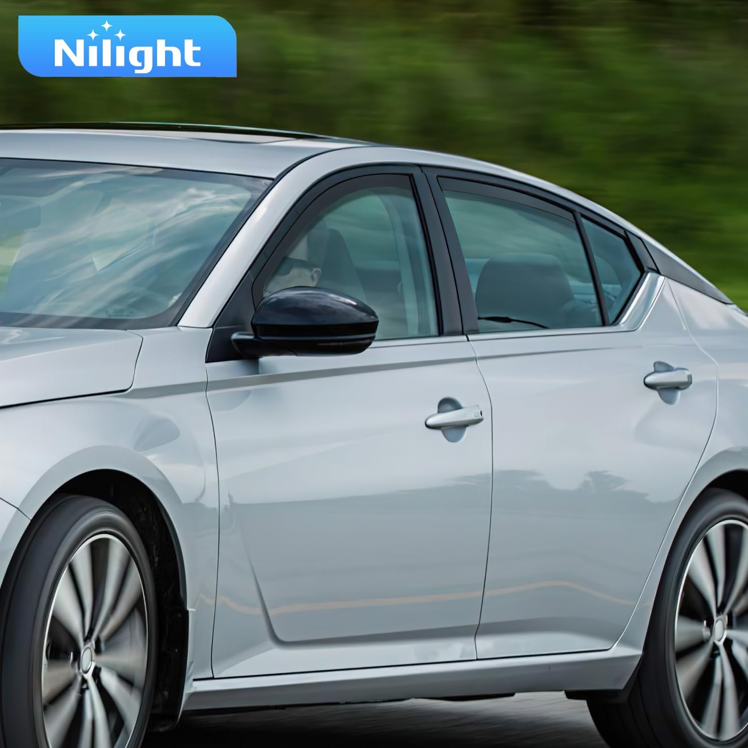 Nilight Vent Window Visors for Altima 2019 2020 2021 2022 2023 2024 2025, in-Channel Rain Guards, Original Window Deflectors-4PCS