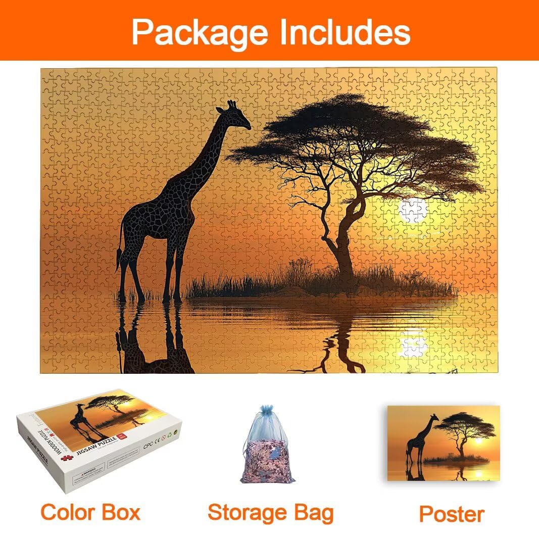 Puzzle Africa, Puzzle 5000 Pezzi Adulti per Decor, Regalo Donna/Uomo -8458