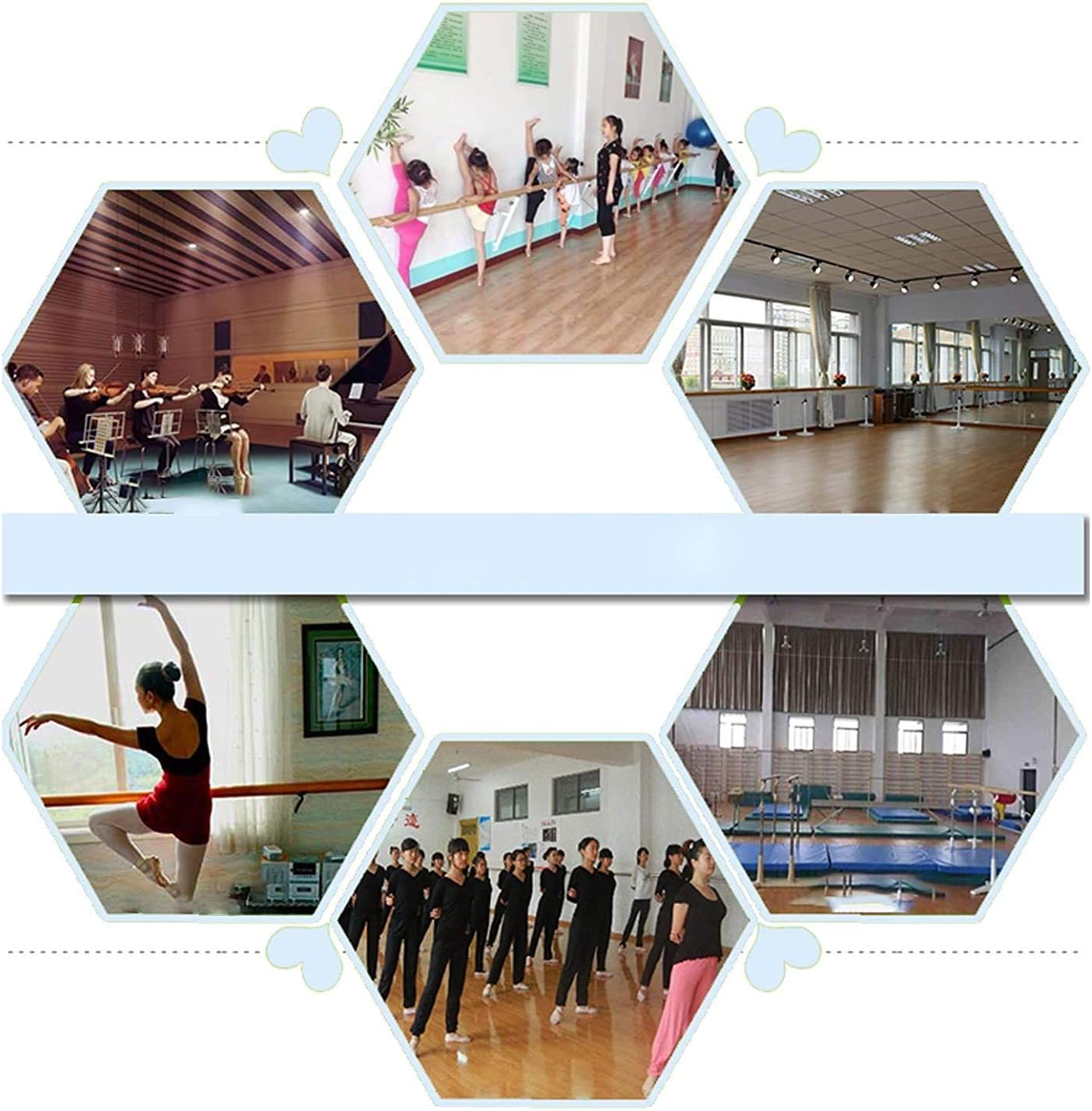 Ballet Bar Freestanding Adjustable Ballet Barre Room Adult Removable Dancing Equipment for Home Yoga Ballet Elbow Iron Pipe Dance Bar Professional Dance Chihen220329 : Sports & Outdoors