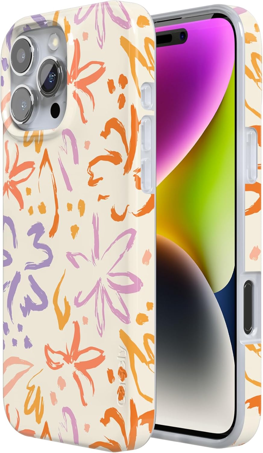 Casely iPhone 16 Pro Case | Hibiscus Blooms | Hawaiian Floral | Compatible with MagSafe | Classic Ultra Slim Design