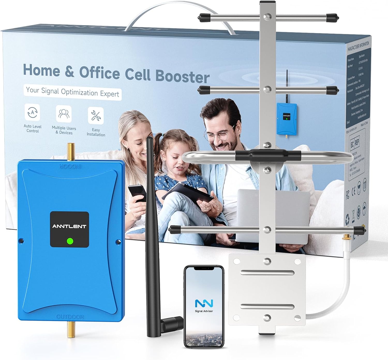 Cell Phone Booster for Home Smart APP Help Install