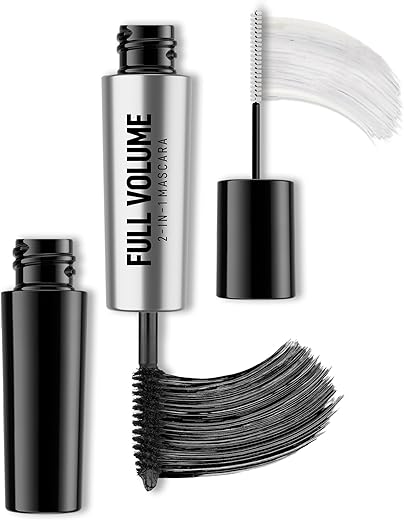 RENEE Full Volume 2-in-1 Mascara With Primer, Long Lasting Weightless Waterproof Formula | Volumizes, Lengthens & Conditions the Lashes with Intense Color & Clump Free…