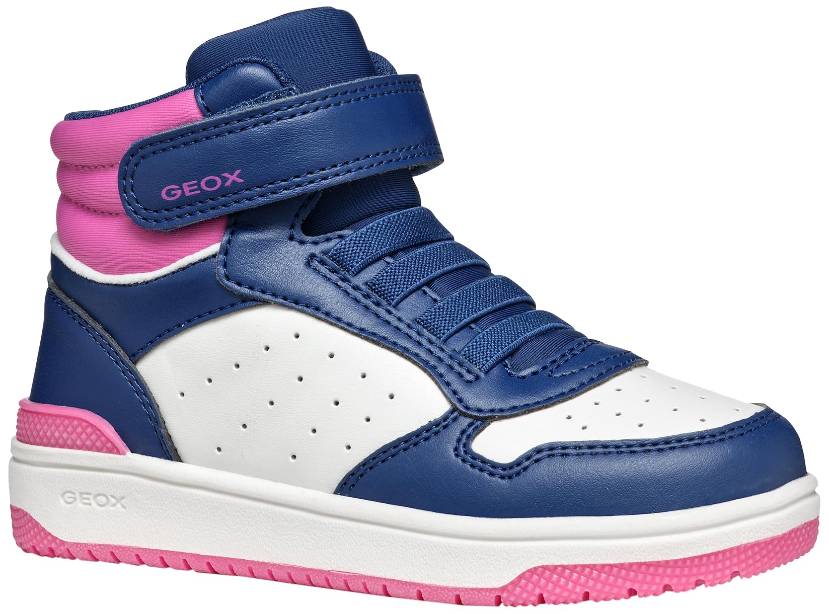 Geox Girl's J Washiba Girl a Sneaker, Multicoloured, 1 UK