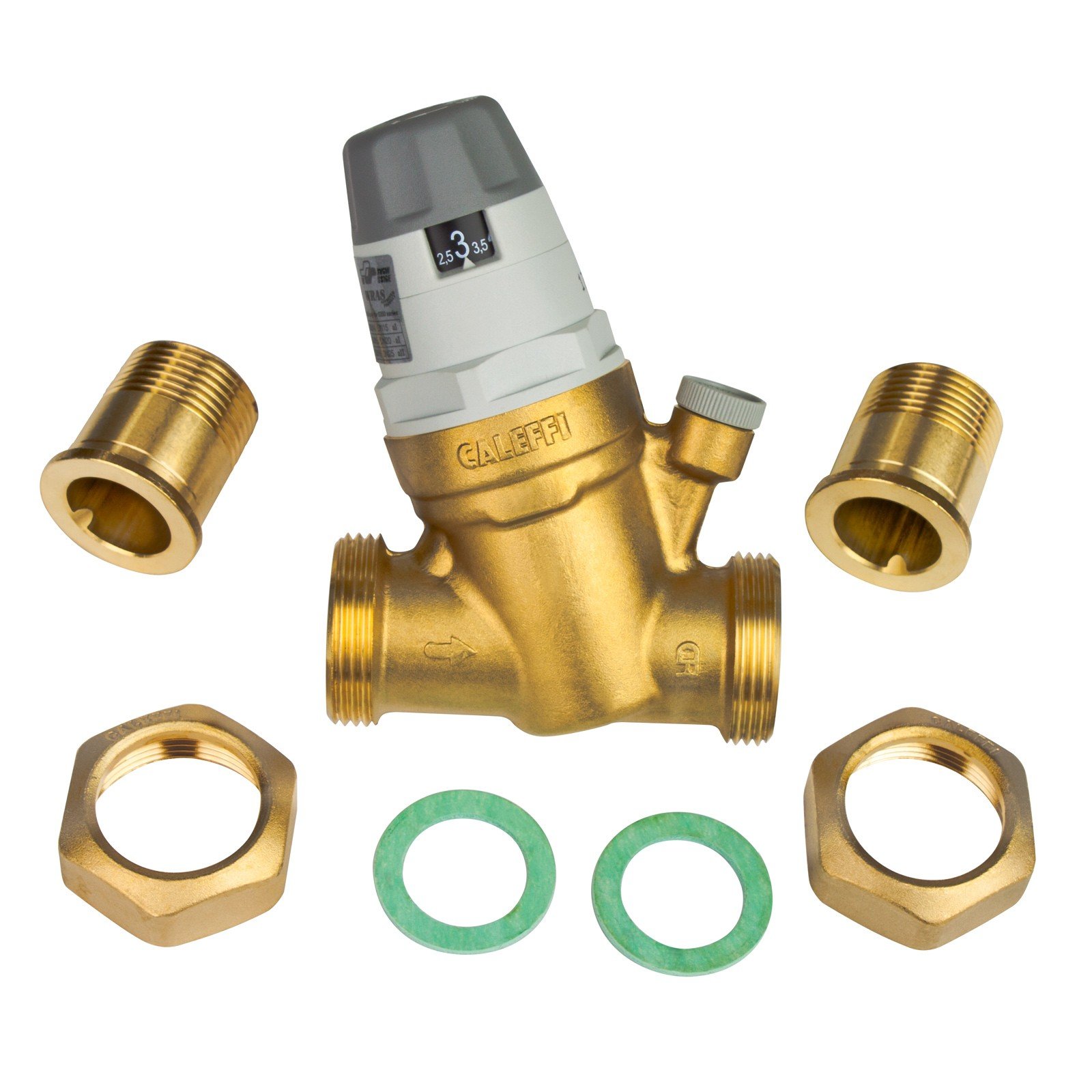 Caleffi Riduttore di pressione con cartuccia monoblocco estraibile 2'