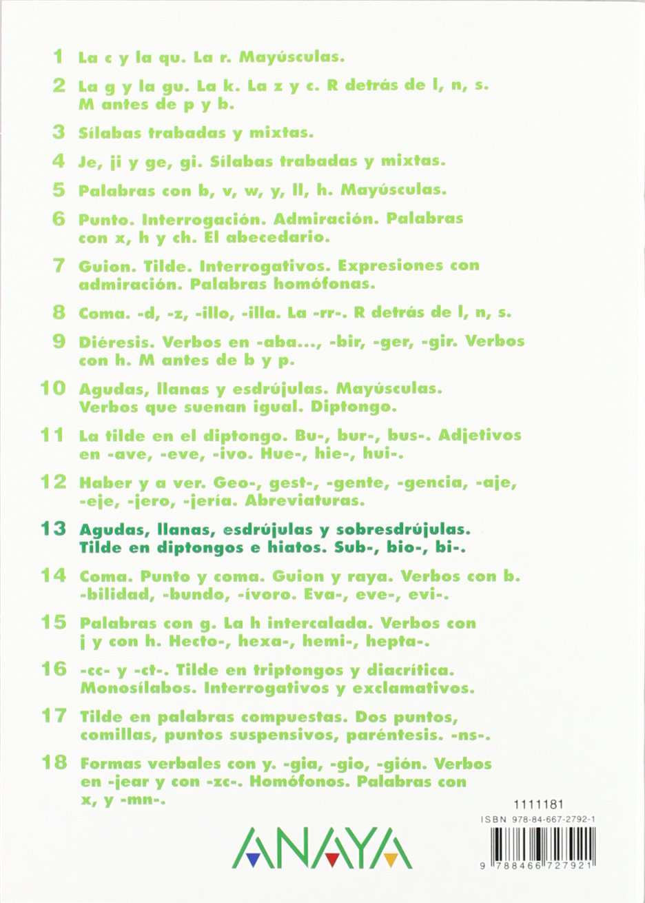 Ortografía 13.