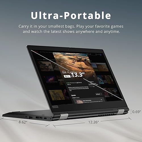 Miniatura 8 de Lenovo ThinkPad L13 Yoga 2 en 1 13.3 pulgadas FHD portátil con pantalla táctil, Intel i5-1145G7, 16 GB de RAM, 2 TB SSD, gráficos Intel Iris Xe,