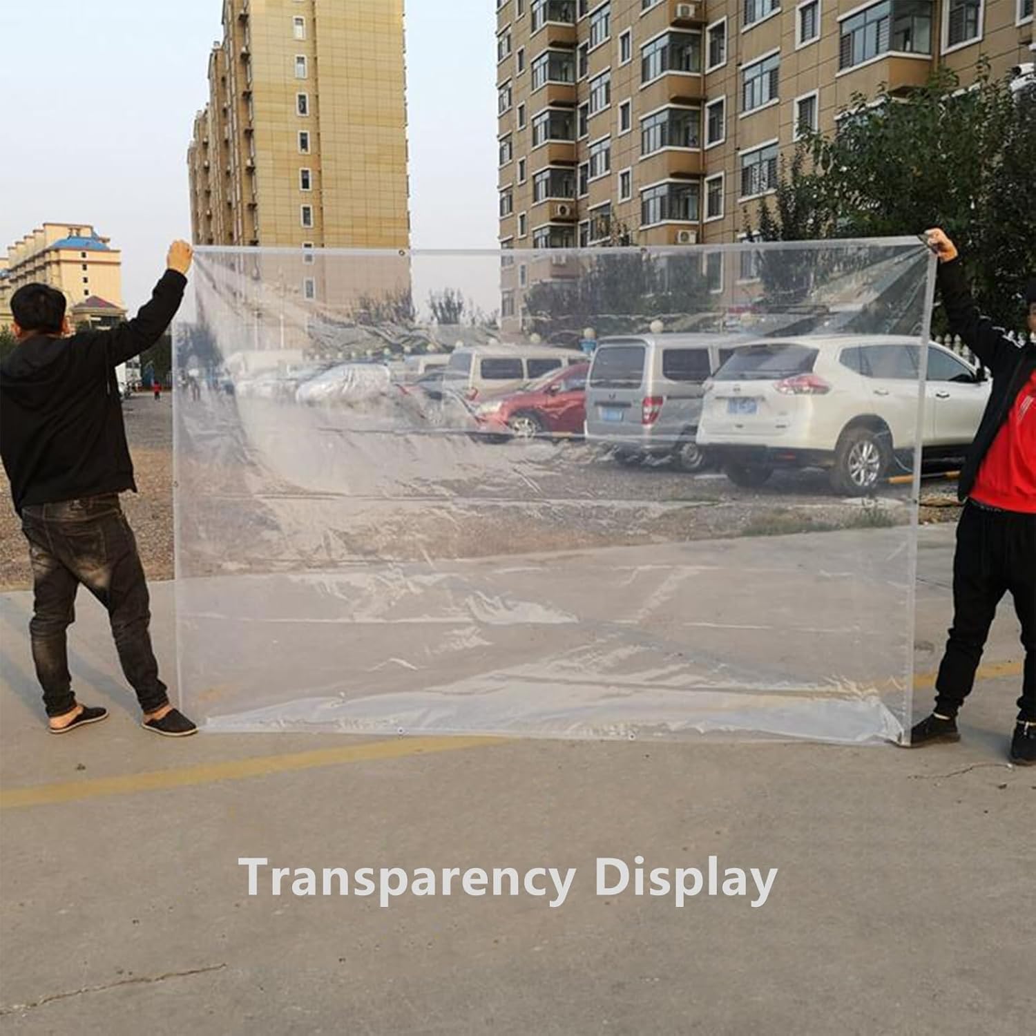 Gazebo Plexiglass Sheet, Window Well Cover with Grommets and Elastic Rope, Insulation Shed Cloth, 60 Sizes (Color : Clear, Size : 24.6x9.84'/7.5x3m)