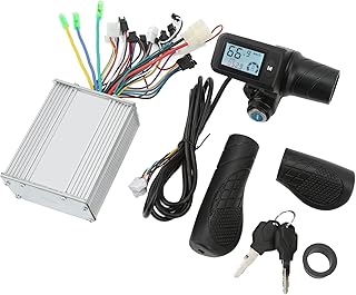 Shipenophy Electric Bicycle Motor Controller, 450W 36V 48V Sensitive Brushless Electric Bicycle LCD Display Meter for Modification for 22.5mm Handlebar