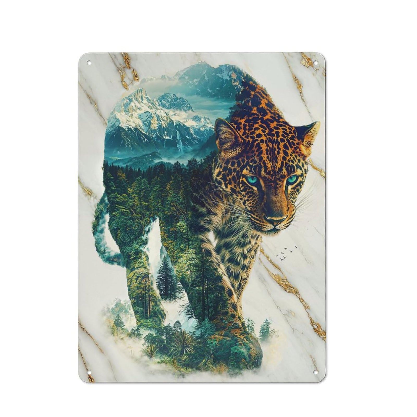 Verdant Jungle Phantom Metal Gift Sign 40x30cm, Retro Home Wall Decor for Home, Shop, Pub Or Studio Wall