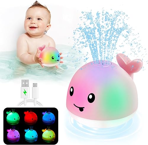 Miniatura 10 de Juguetes de Baño para Bebé Niño, Rellenos para Calcetín Navideño Regalo para Niño de 1 Año, Juguetes de Baño para Niños de 1-3 Años, Juguete de Baño