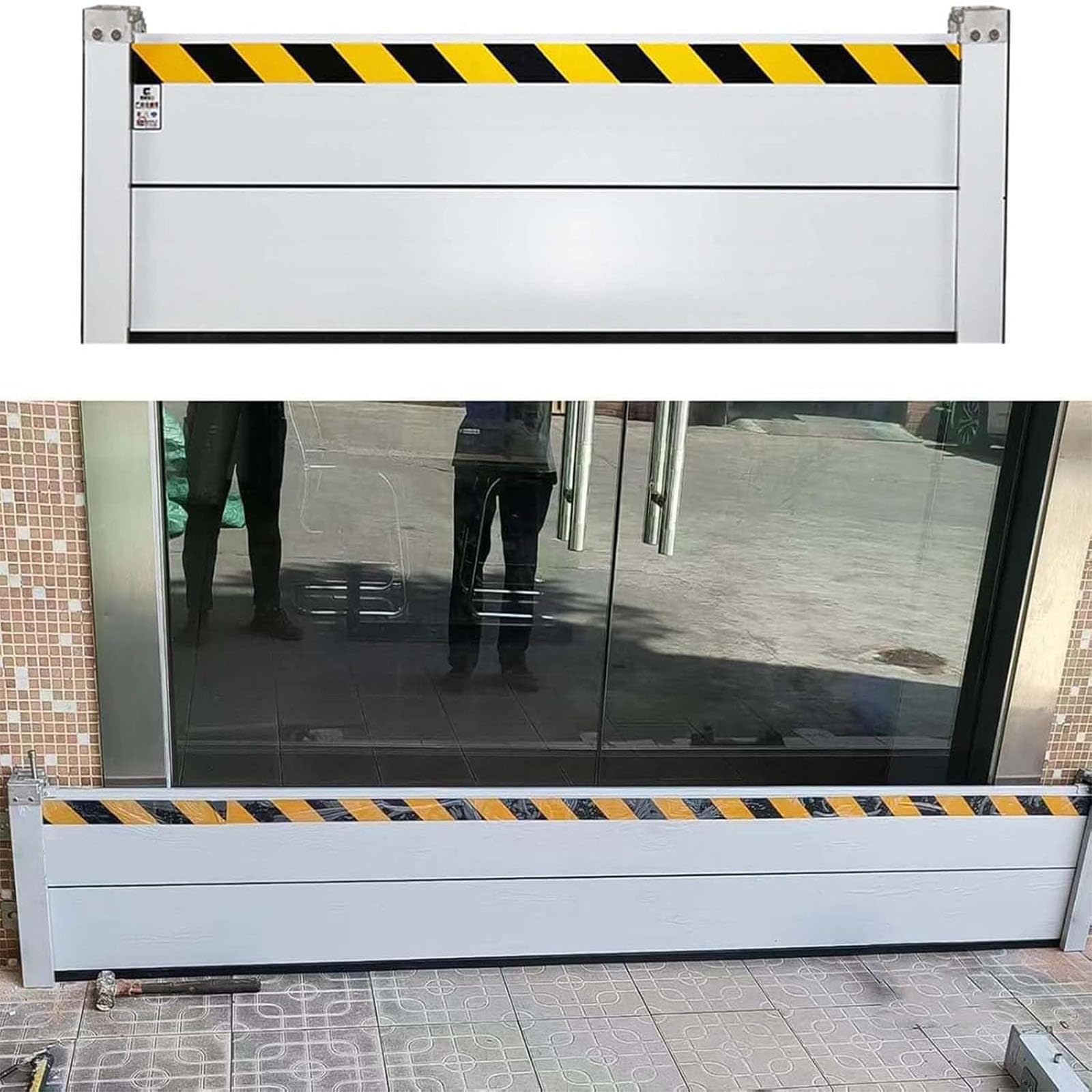 Barrière anti-inondation amovible pour fenêtre de sous-sol et garage