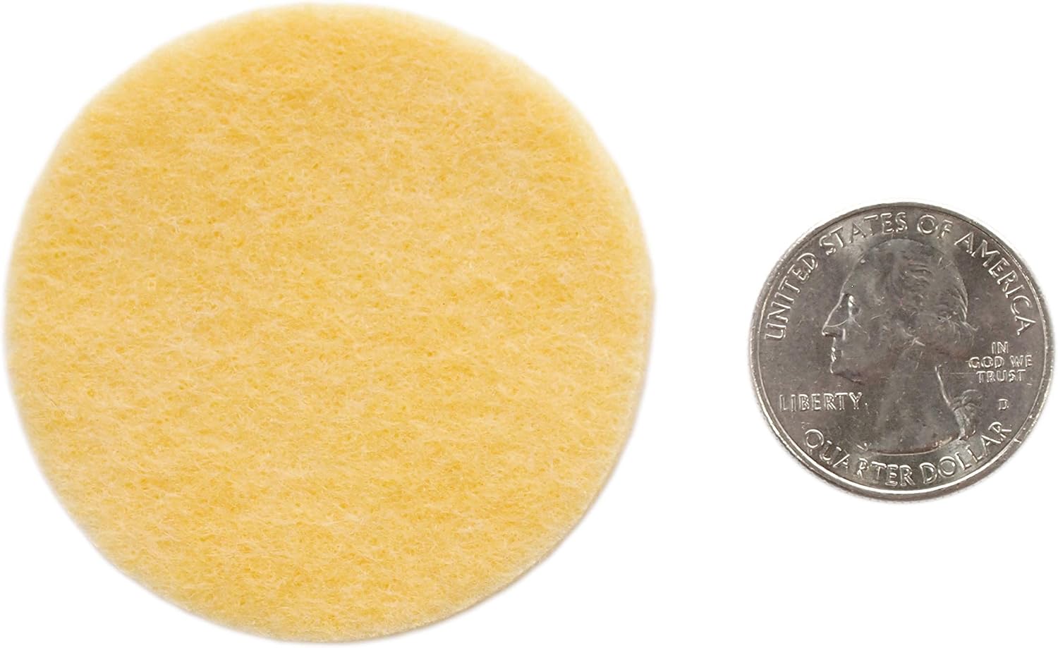 Playfully Ever After Buttercream Yellow Craft Felt Circles (2 Inch - 44pc)