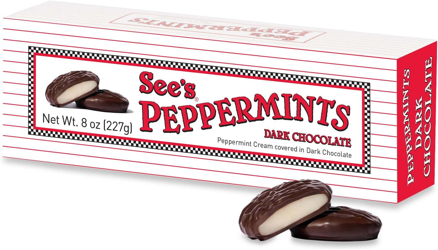 8 oz Dark Peppermints
