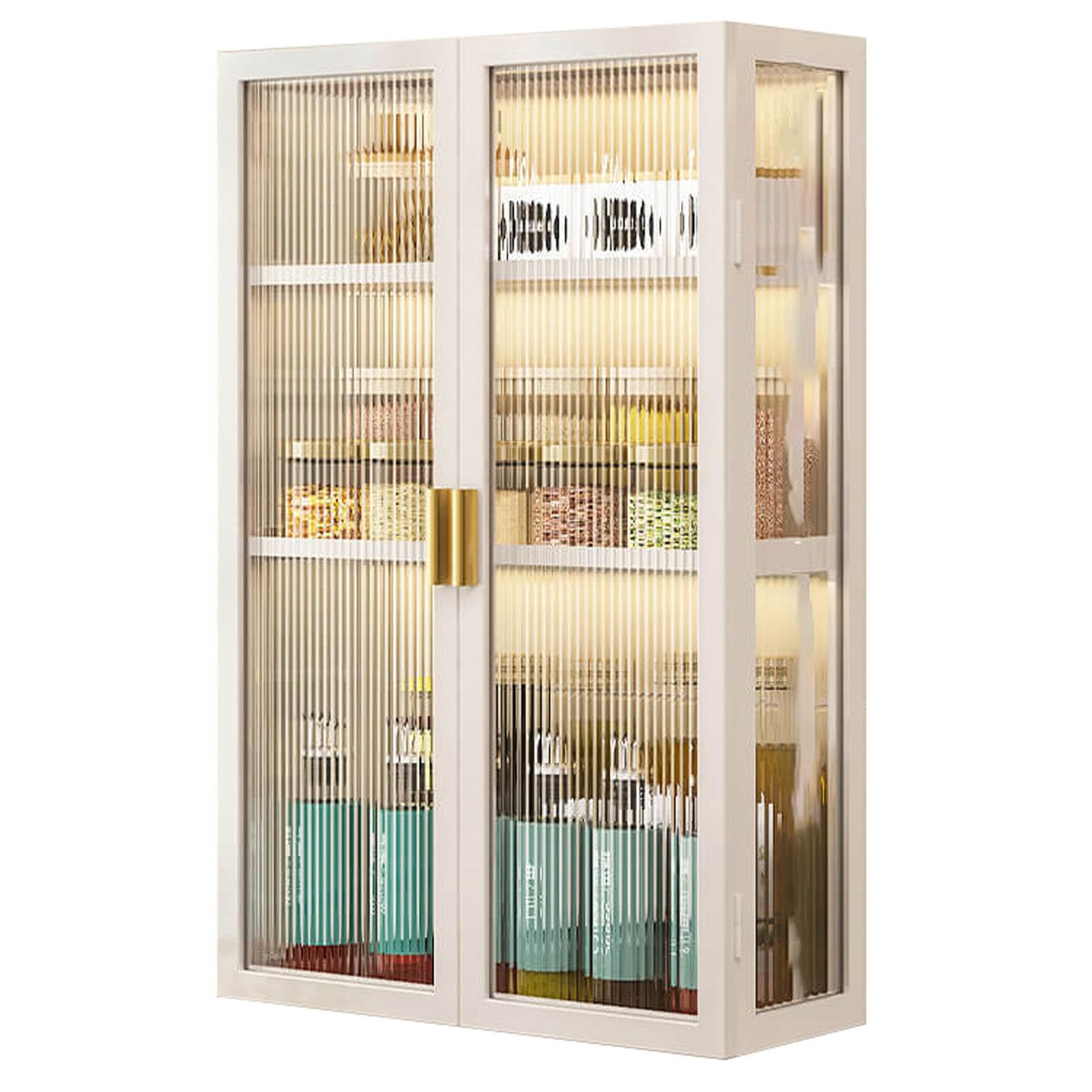 XFQZJG Bathroom Wall Cabinet,Over The Toilet Storage Cabinet,Hanging Cabinet for Bathroom, Livingroom, Kitchen, Cupboard