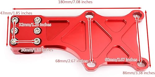 Miniatura 3 de Areyourshop Soporte de protección del motor Fijo para Honda MSX125 Grom 2013-2015, MSX125SF Grom 2016-2019, Placa de fijación fija