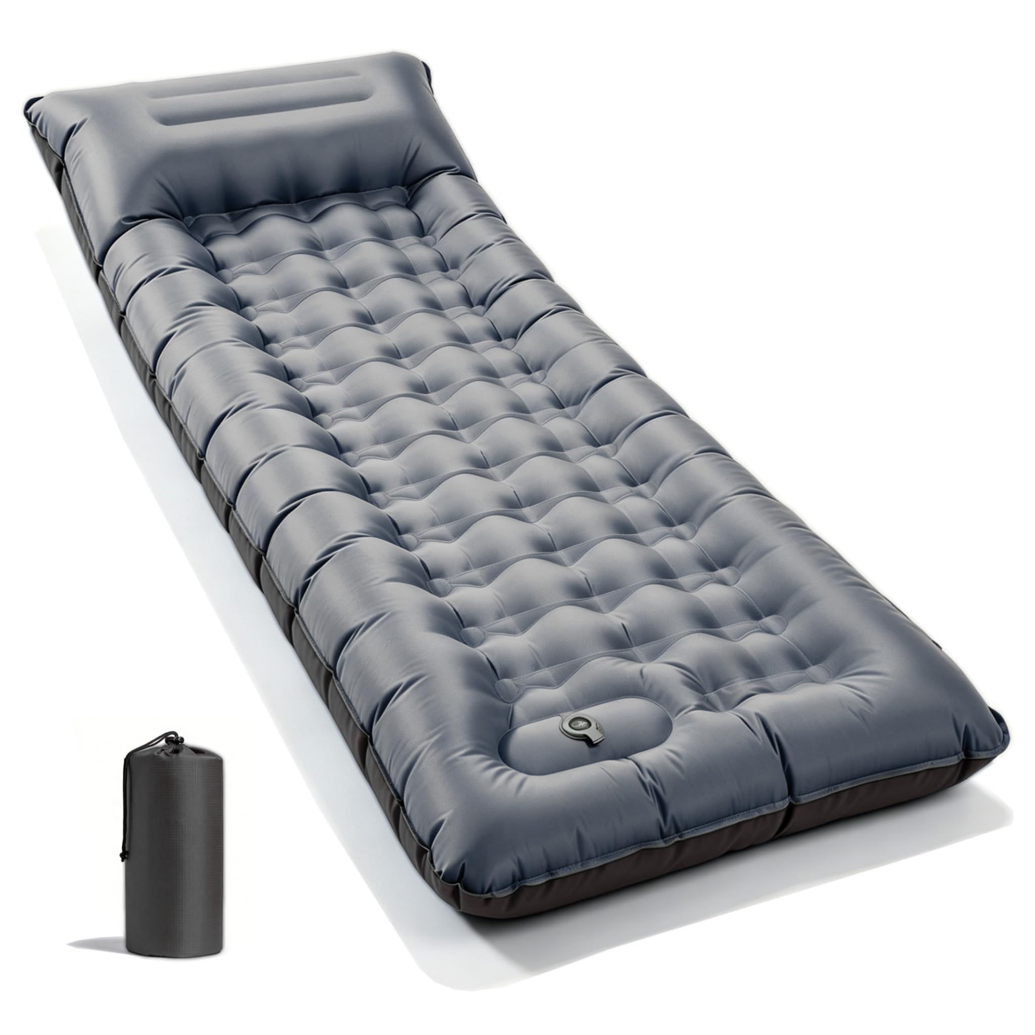 Photo 1 of CAMFUNNY Extra Thick 6" Camping Sleeping Pad with Built-in Pillow & Foot Pump
